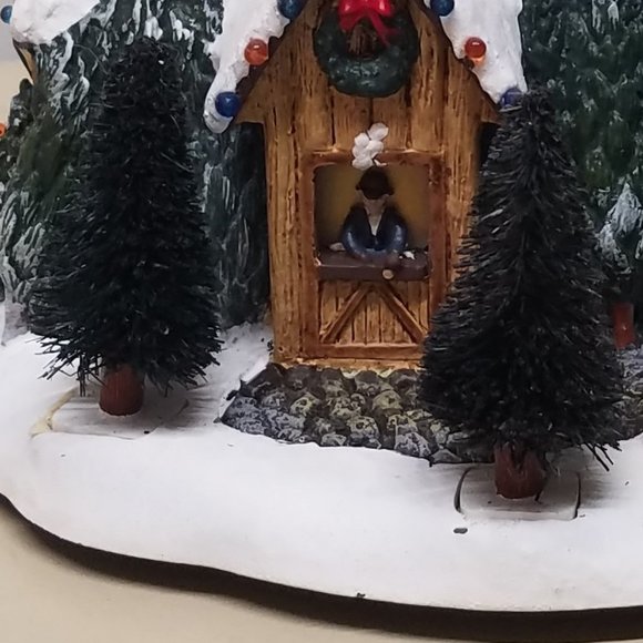 St Nicholas Christmas Shop Light Up Thomas Kinkades Village Christmas - Picture 12 of 13